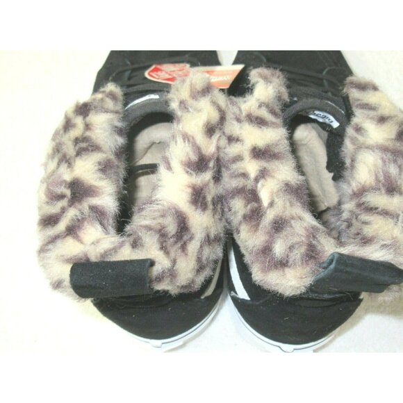 Vans Women's Sk8-Hi Platform MTE All Weather Suede Boots Black Leopard Size 5.5 - Picture 6 of 7